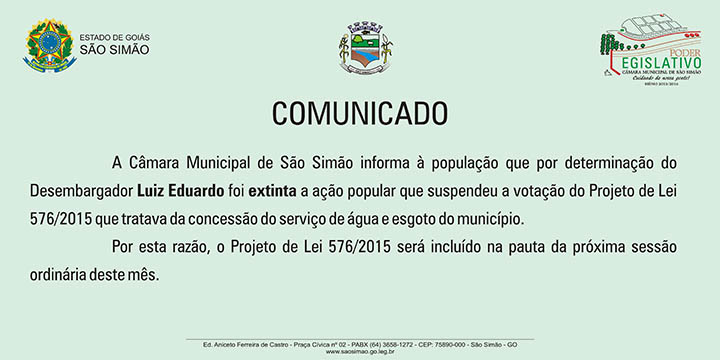 COMUNICADO site